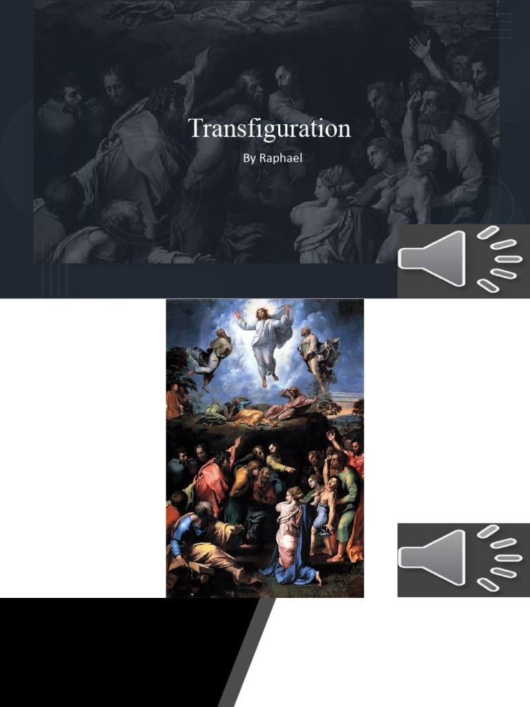 Transfiguration Pdf Raphael Jesus
