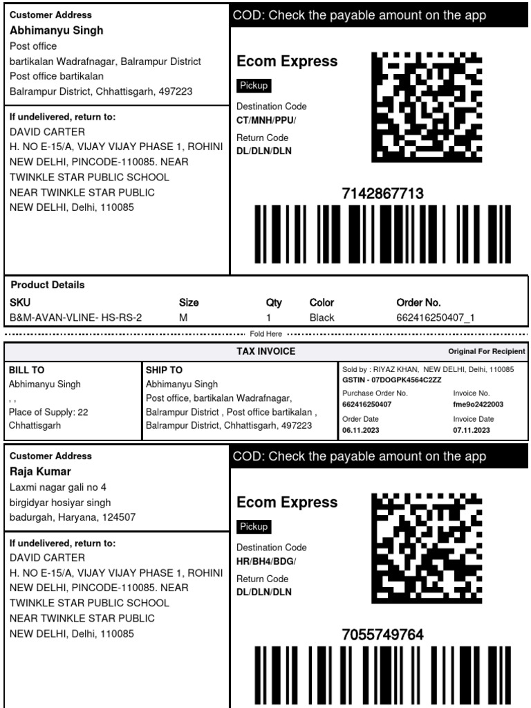 Customer Invoices and Delivery Details | PDF | Invoice | Accounting