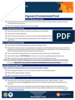 Proper Disposal of Contaminated Food and Equipment