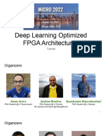 MICRO22 - FPGA - DL - Deep Learning Optimized FPGA Architectures