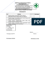 Checklist Proses Penempatan Pasien