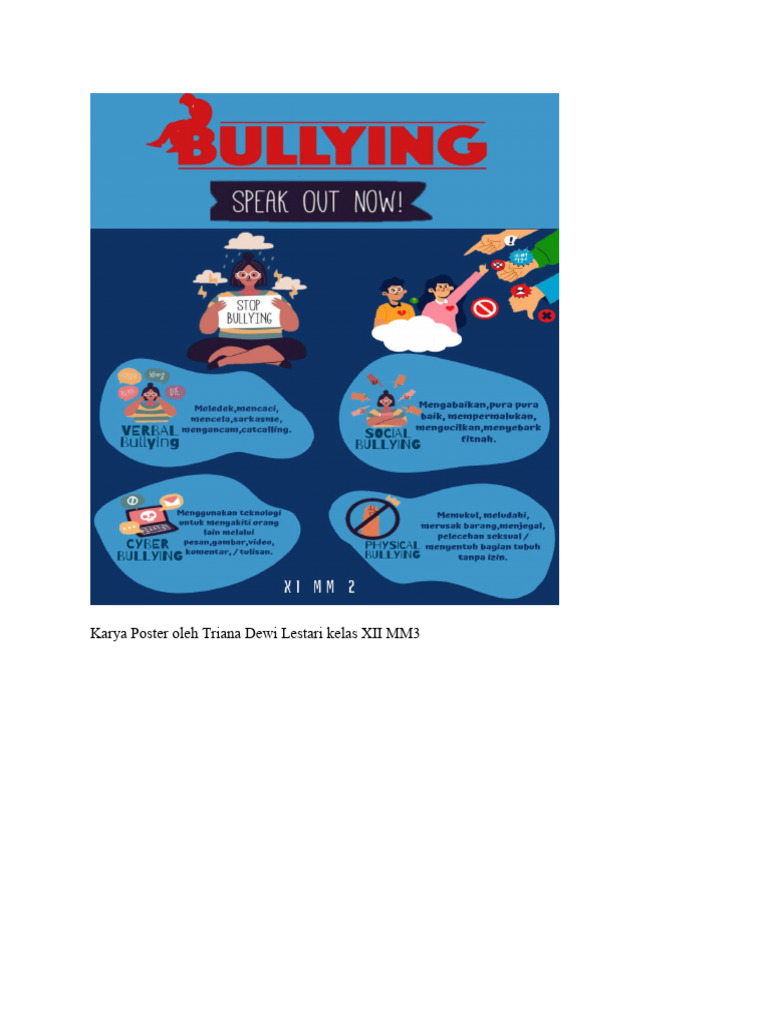 Contoh Poster Stop Bullying Pdf