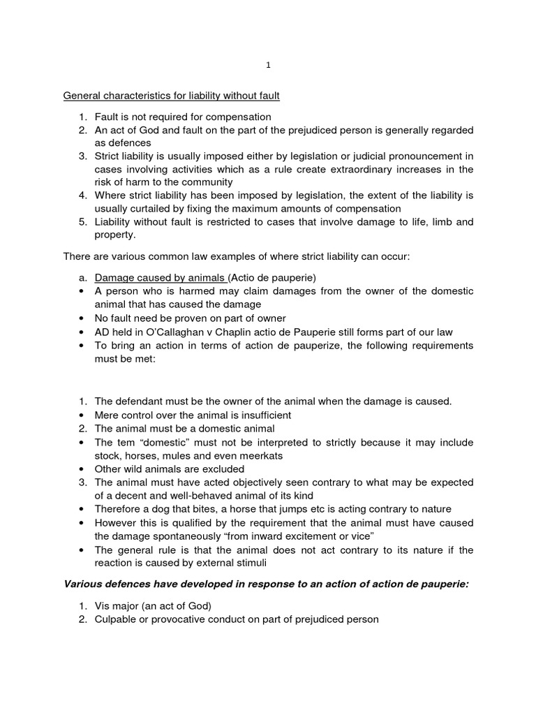 Strict Liability PDF | PDF | Negligence | Product Liability
