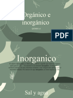 Organico e Inorganico 