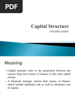 Capital Structure Theories - PPT