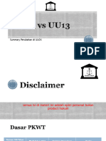 Perbandingan UUCK Vs UU13