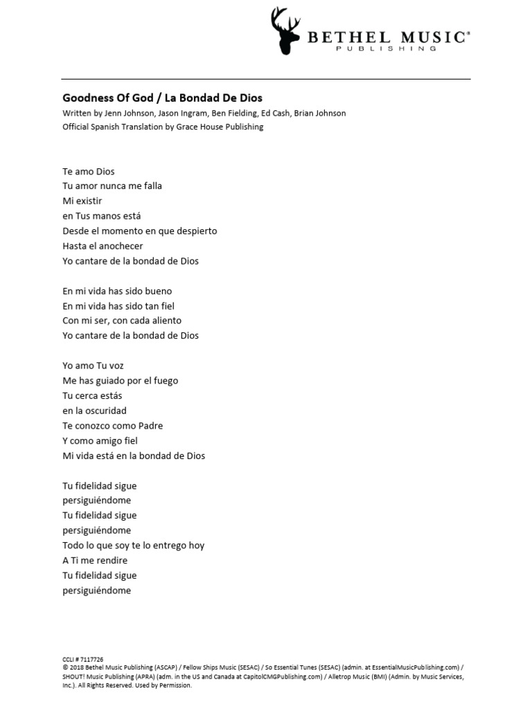 goodness of god house remix