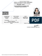 Indian Council of Agricultural Research RANK CARD