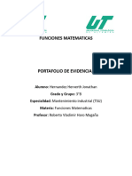 FUNCIONES MATEMATICAS Portafolio