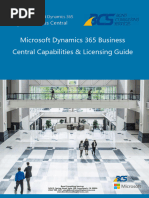 Dynamics 365 Business Central Capabilities Guide