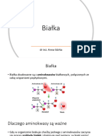 Chemia Organiczna - Wykład 13 BIAŁKA