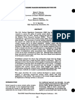 Use of Seismic Margins Methodology For Doe