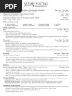 Ayush Resume