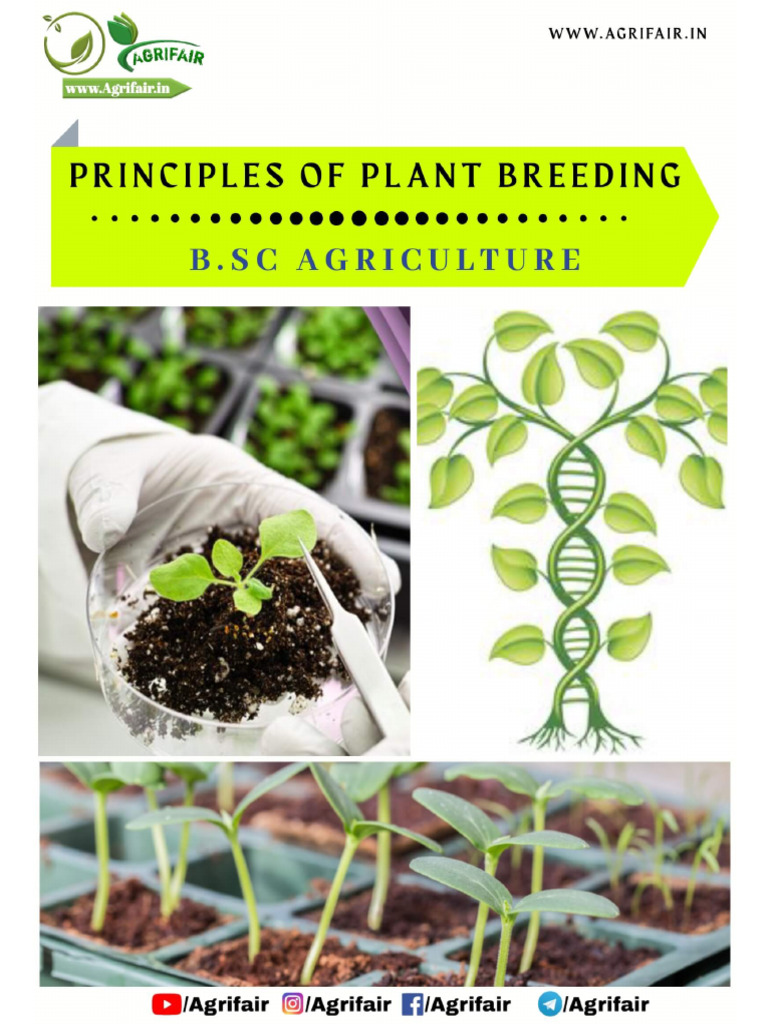 Principles of Plant Breeding PDF Biological Interactions Plants
