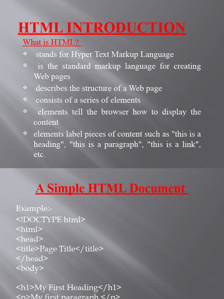 HTML Note | PDF | Html Element | Hyperlink