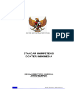 Standar Kompetensi Dokter Indonesia SKDI KKI Tahun 2012