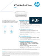 HP Deskjet 2820 All-In-One Printer: Data Sheet