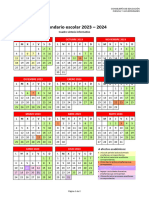 Calendario Escolar 2023-24 Modificado