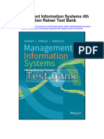 Management Information Systems 4th Edition Rainer Test Bank