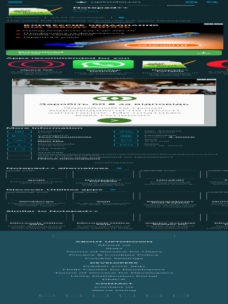 Notepad++ 8.5.8 For Windows | PDF | Mobile App | Microsoft Office