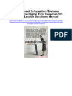 Management Information Systems Managing The Digital Firm Canadian 5th Edition Laudon Solutions Manual