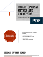 Linear Optimal Filters and Predictors