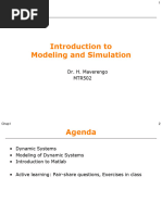 Chapter 1 - Intro To Modeling and Simulation