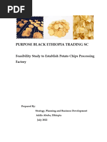 PBETH Potato Chips Feasibility Study