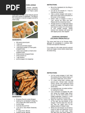 20 Filipino Appetizer Recipes