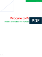 Procure To Pay: Flexible Workflow For Purchase Requisitions