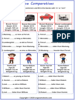 Comparatives Exercises