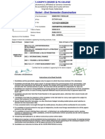 Hallticket - End Semester Examination