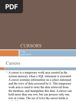 Cursors