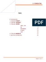 I Parte SQL Plus 2 Consultas