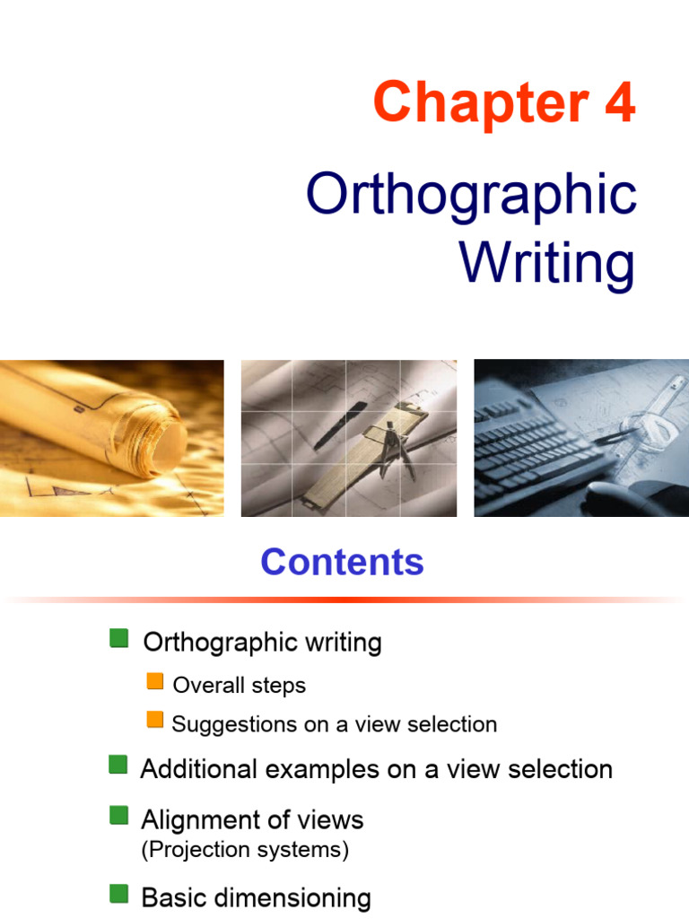 Chapter 04 Orthgraphic Wrting | PDF | Length | Geometry