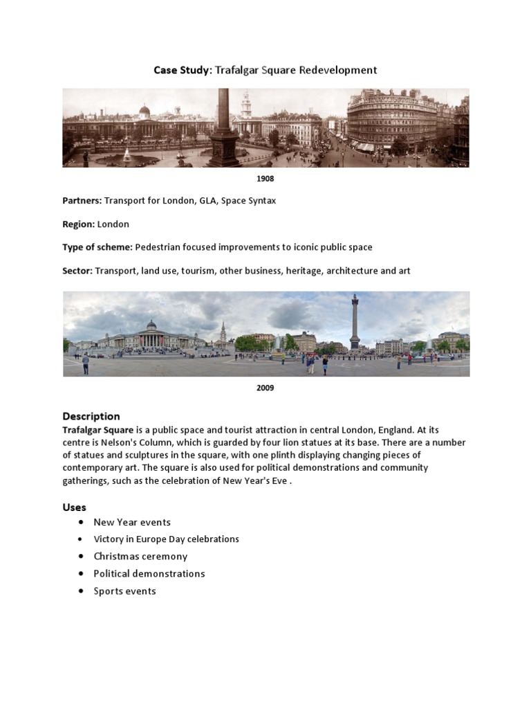 Trafalgar Square | PDF | London | Traffic