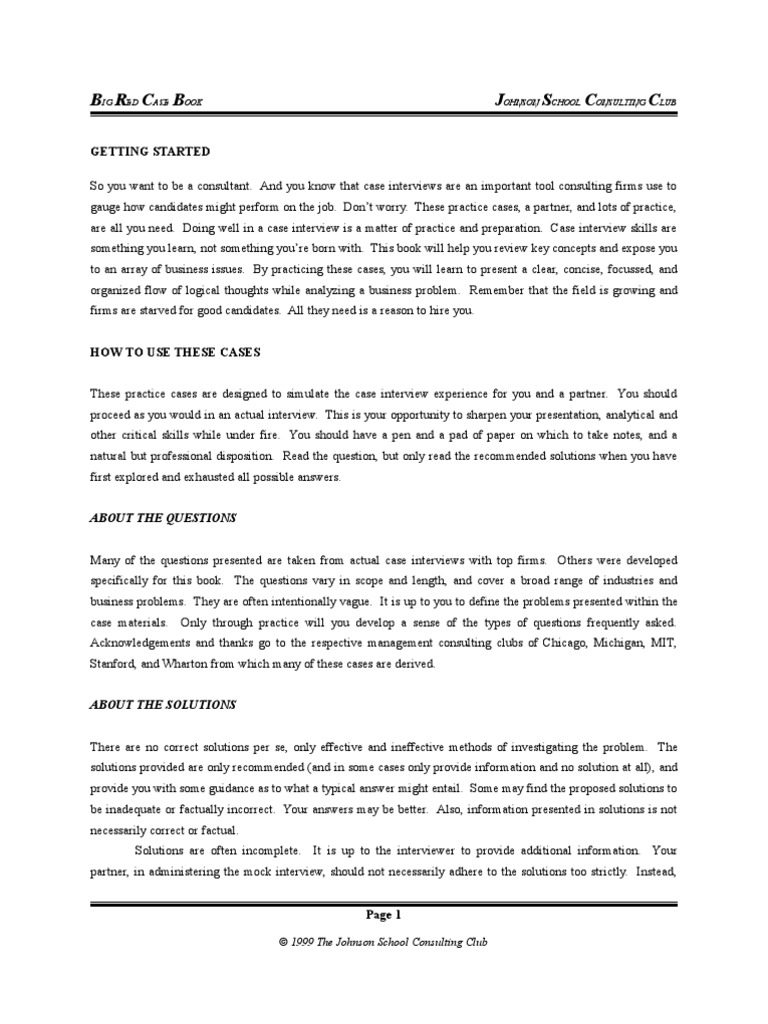 Case Book Cornell | PDF