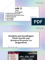 Analisis Pertandingan Final World Cup Prancis Vs Argentina Oleh Kelompok 1