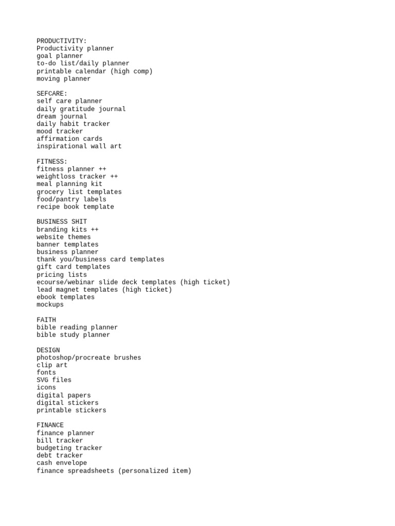 Digital Niches Etsy PDF