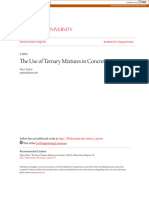 The Use of Ternary Mixtures in Concrete: Intrans Project Reports Institute For Transportation