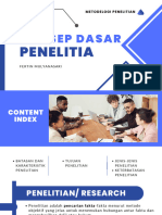 Konsep Dasar Penelitian