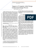 A Study On The Impacts of Computer Aided Design On The Architectural Design Process
