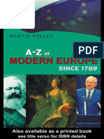 A-Z of Modern Europe, 1789-1999 - Martin Polley, Routledge