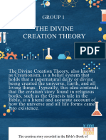 The Divine Creation Theory