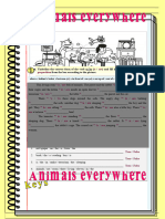 Animals Everywhere Grammar Drills Picture Description Exercises Readi 98317