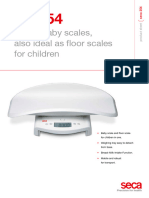 Seca 354 Digital Baby Weighing Scale Brochure