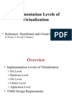 3 Virtualization Implementation Levels