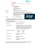 Informe de Evaluacion de Expediente Tecnico - Linea de Conducción Bagua