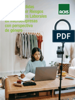 Guía de Medidas para Prevenir Riesgos Psicosociales Laborales en Microempresas Con Perspectiva de Género