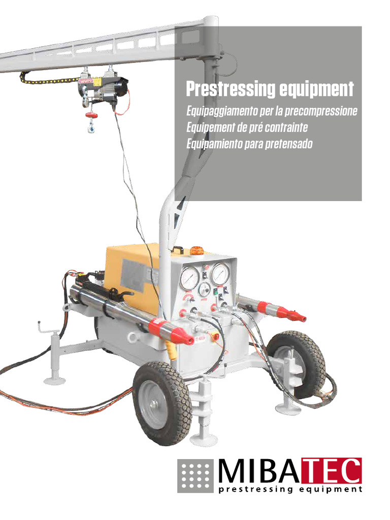 Prestressing Equipment | PDF | Building Engineering | Materials